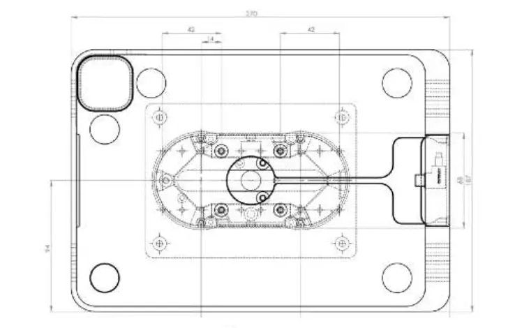 viveroo-One-Ipad-Pro-12-9-Inch-Mounting-Frame-with-Charging-Function-fig- (5)