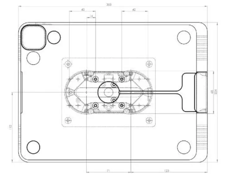 viveroo-One-Ipad-Pro-12-9-Inch-Mounting-Frame-with-Charging-Function-fig- (6)