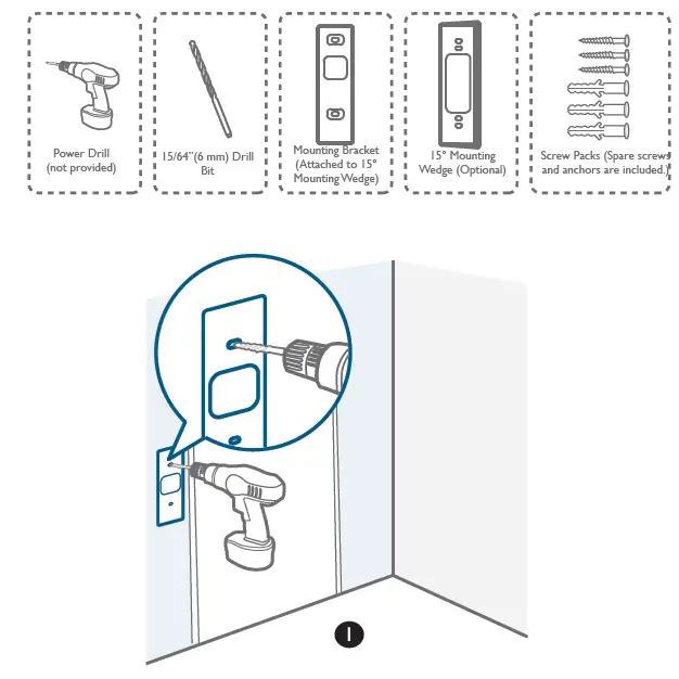 mounting the doorbell