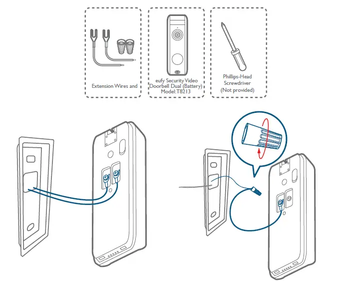 Connect the Doorbell Wires