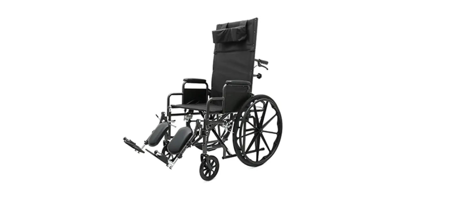 Rhythm Healthcare L9018 Deluxe Reclining Desk Arm Wheelchair Instruction Manual