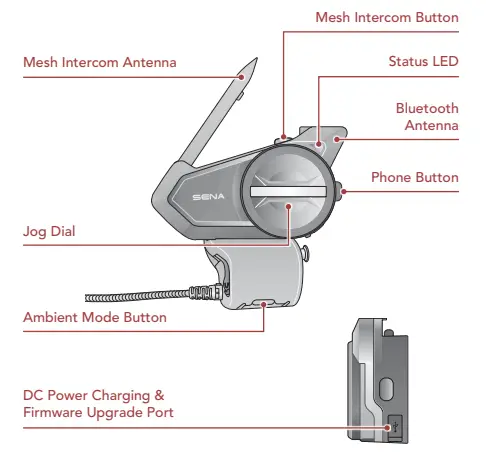 SENA 50S Harman Kardon Bluetooth Headset fig 8