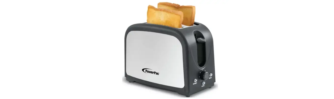 Powerpac Ppt03 2 Slice Bread Toaster User Manual