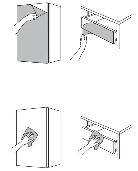 Voxtorp Door High Gloss Light Beige Instructions