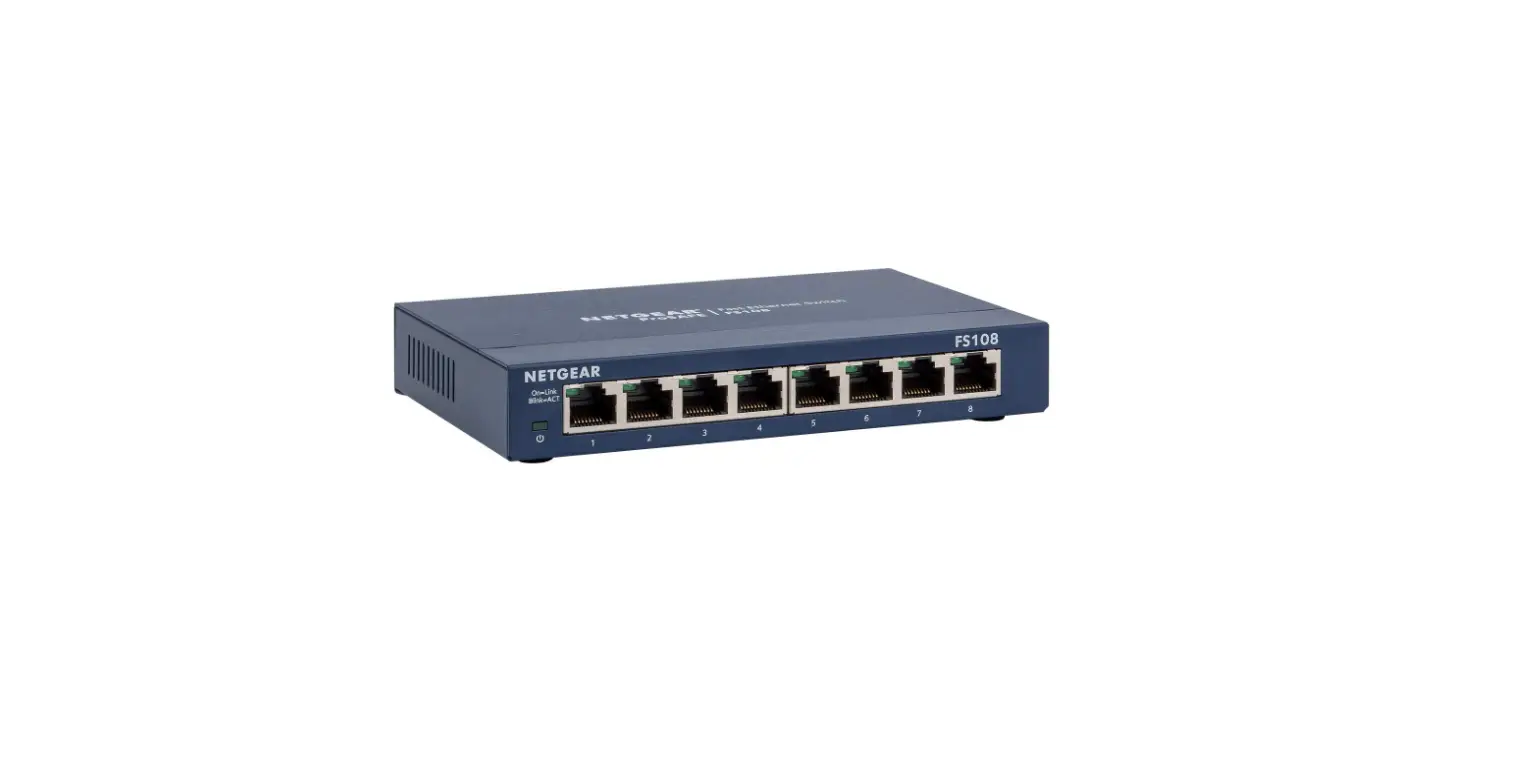 Netgear Fs108 V2 8-port Fast Ethernet Switch Specifications And Datasheet