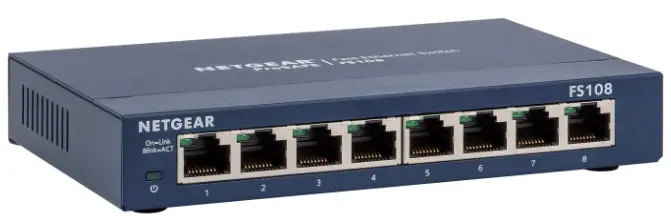 NETGEAR-FS108-V2-8-Port-Fast-Ethernet-Switch-Product
