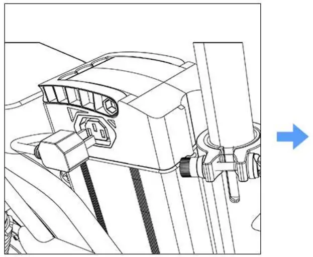SOHAMO A2 Foldable Electric Bike - Battery
