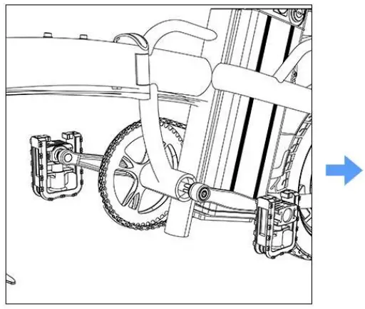 SOHAMO A2 Foldable Electric Bike - Bike up