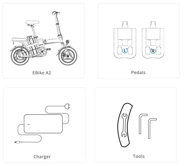 SOHAMO A2 Foldable Electric Bike - Box