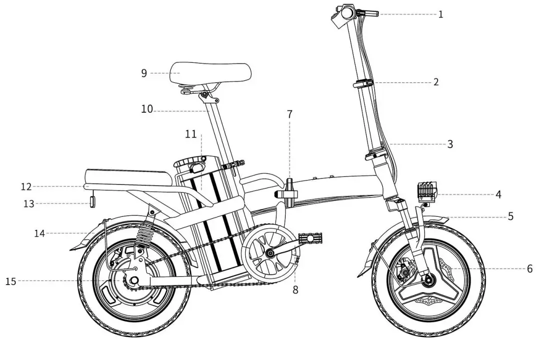 SOHAMO A2 Foldable Electric Bike - Ebike