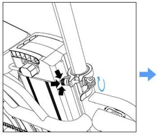 SOHAMO A2 Foldable Electric Bike - Seat height 2