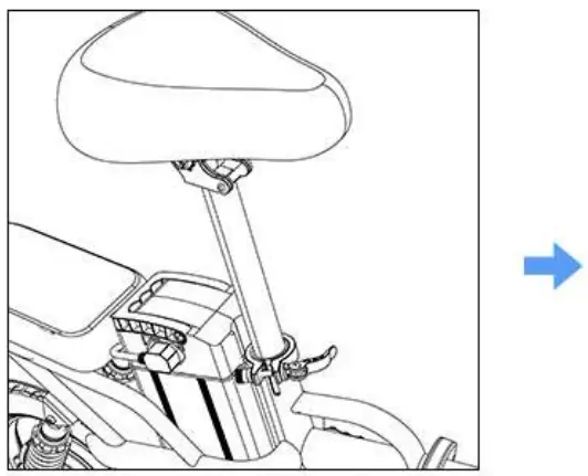 SOHAMO A2 Foldable Electric Bike - Seat height