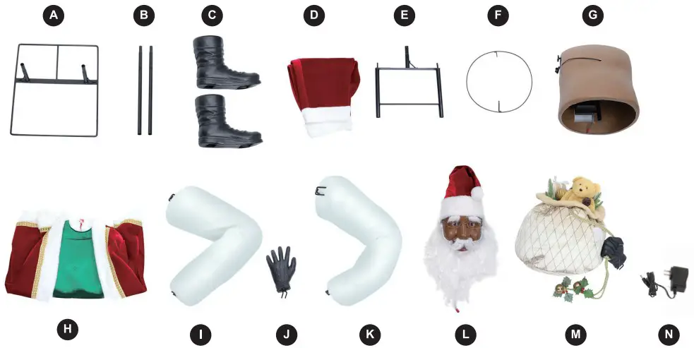 HOLIDAY LIVING 4124156 75 In Musical Mrs Claus Electrical Outlet Christmas Decor - fig 1