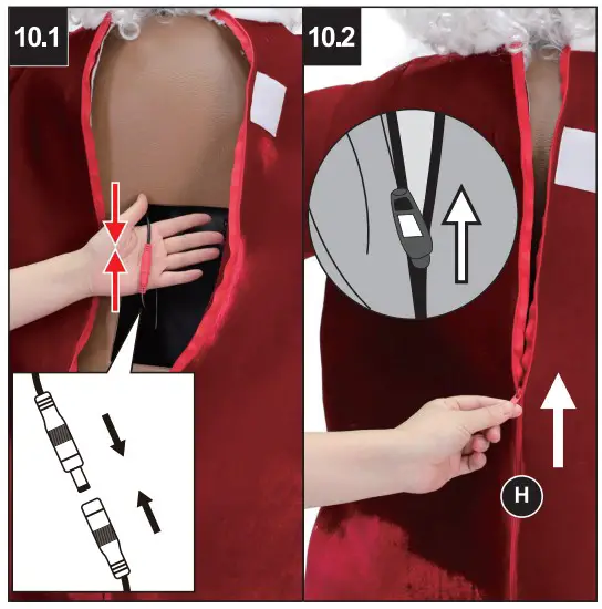 HOLIDAY LIVING 4124156 75 In Musical Mrs Claus Electrical Outlet Christmas Decor - fig 11