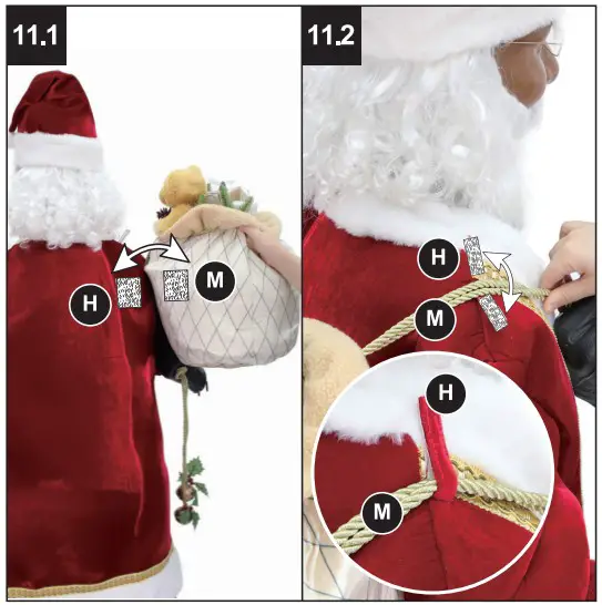 HOLIDAY LIVING 4124156 75 In Musical Mrs Claus Electrical Outlet Christmas Decor - fig 12