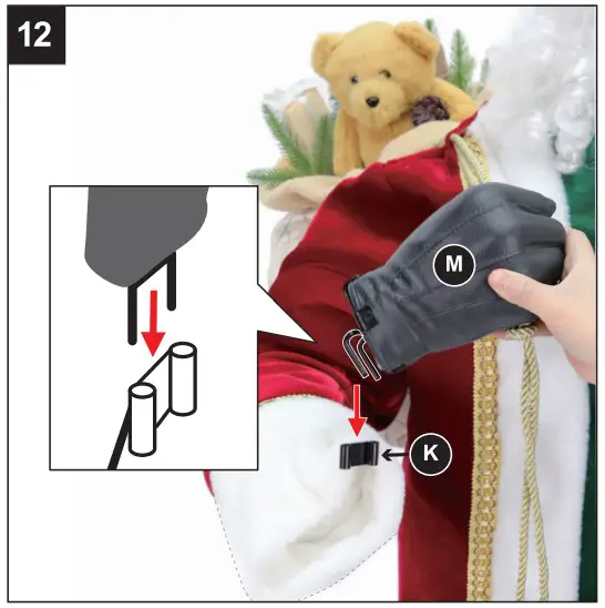 HOLIDAY LIVING 4124156 75 In Musical Mrs Claus Electrical Outlet Christmas Decor - fig 13