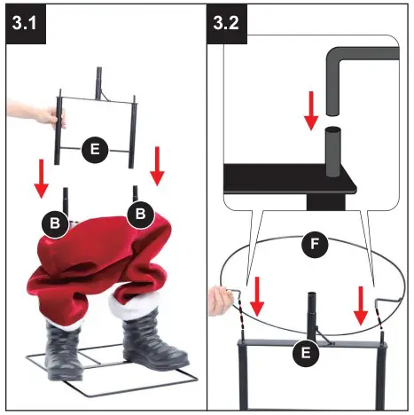HOLIDAY LIVING 4124156 75 In Musical Mrs Claus Electrical Outlet Christmas Decor - fig 4