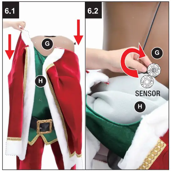 HOLIDAY LIVING 4124156 75 In Musical Mrs Claus Electrical Outlet Christmas Decor - fig 7