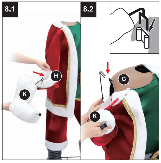 HOLIDAY LIVING 4124156 75 In Musical Mrs Claus Electrical Outlet Christmas Decor - fig 9