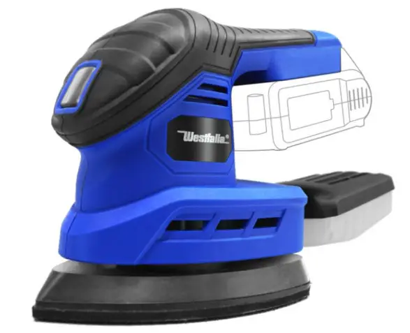 Westfalia AMS 18 18V Li-Ion Battery Powered Multi Sander