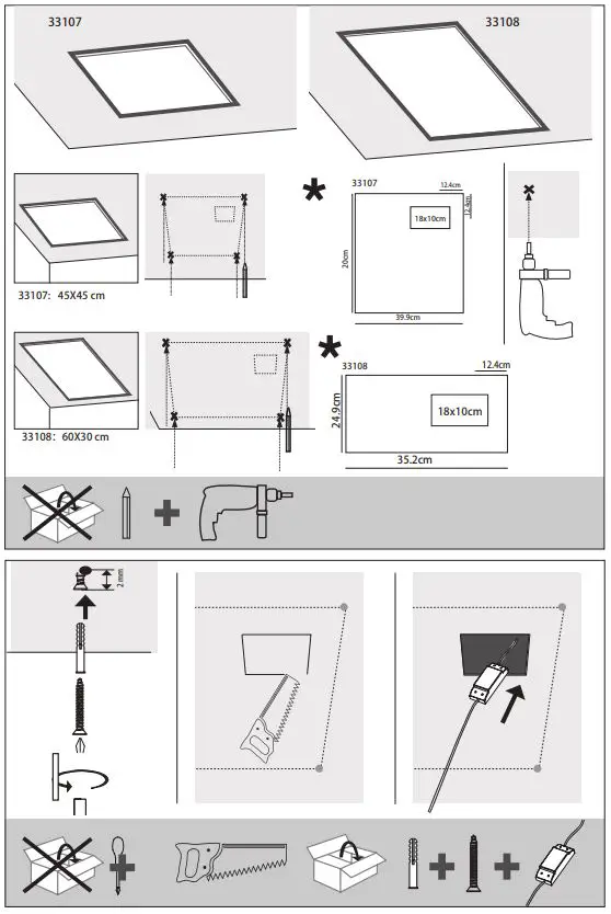 EGLO-33107,-33108-Salobrena-RGBW-LED-Panel-FIG 8