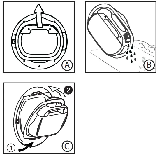 HOOVER 31102370 H-DRY 300 HLE C10TCEB-80 Tumble Dryer - Fig 5