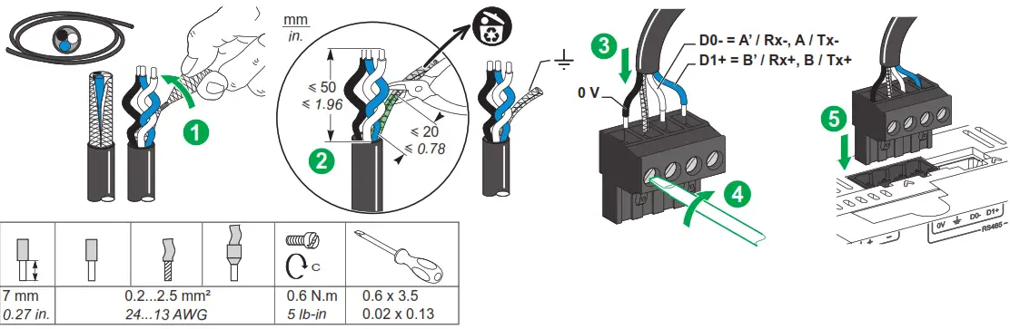 Schneider Electric EBX510 ComX 510 Energy Server - Wiring 7