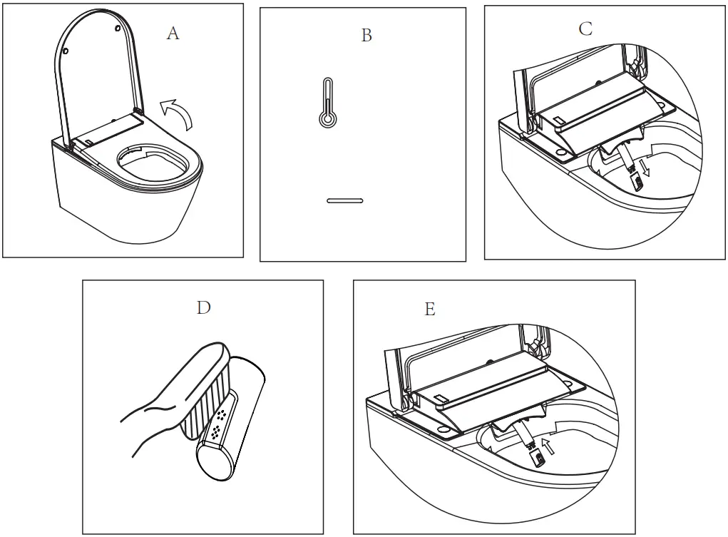 Jungborn DIO 59 Bidet - Nozzle cleaning