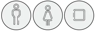 Jungborn DIO 59 Bidet - Symbol 1