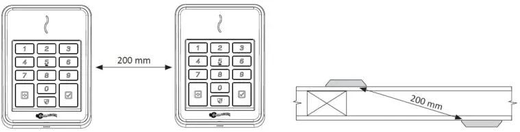 GALLAGHER T30 Multi Tech Keypad Reader-fig2