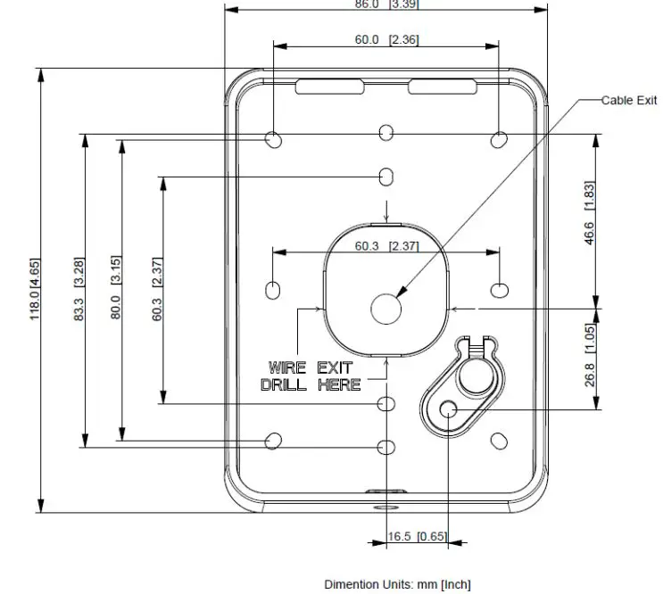 GALLAGHER T30 Multi Tech Keypad Reader-fig8