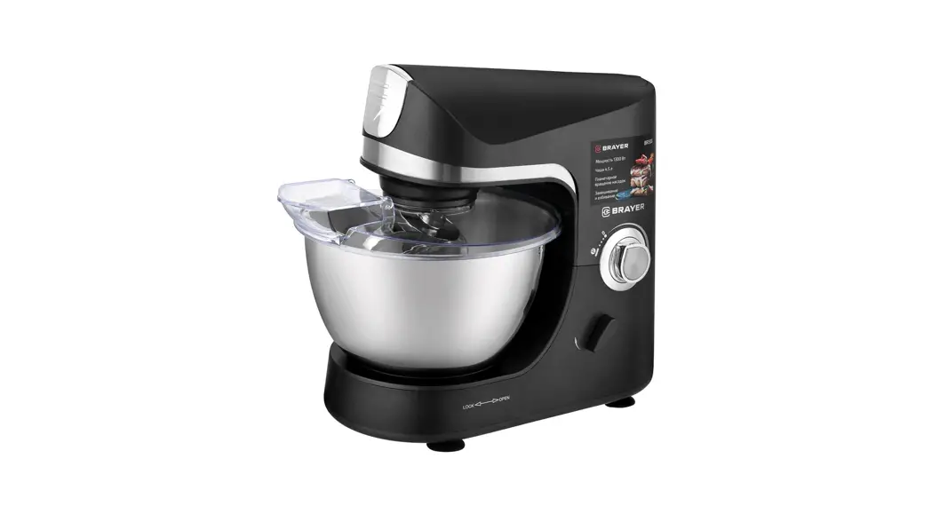 Brayer Br1500 Kitchen Machine Instruction Manual