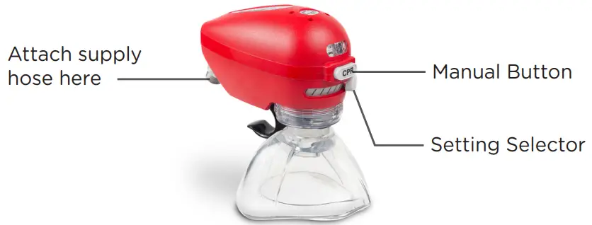 O-two 01CV3000 Automatic And Manually Triggered Resuscitator - fig 1