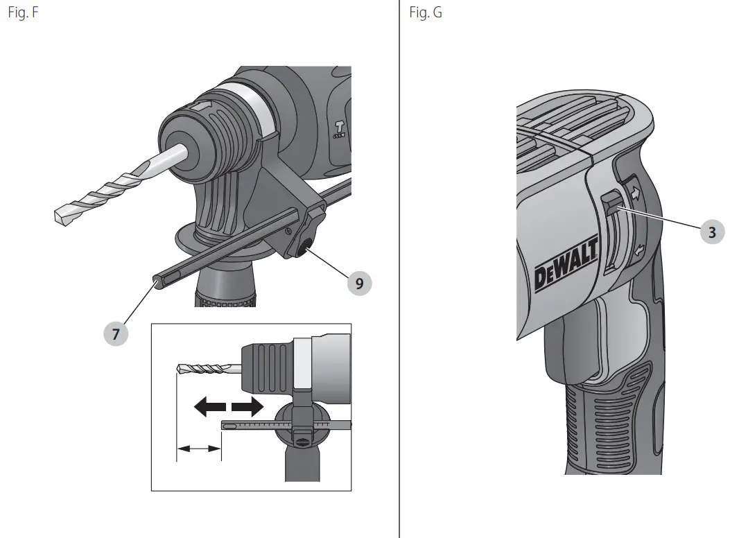 DEWALT D25032 Heavy Duty Rotary Hammer - Fig 4