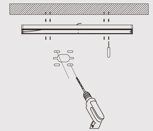 Luceco LXB12Wxxx Luxpack Single 5ft Maintained Emergency LED Batten-FIG-5