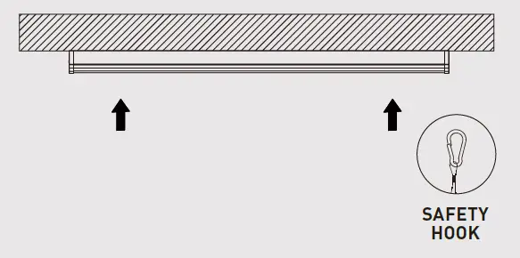 Luceco LXB12Wxxx Luxpack Single 5ft Maintained Emergency LED Batten-FIG-9