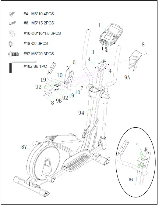 SUNNY-HEALTH-FITNESS-SF-E3912_SMART-Smart-Pre-Programmed-Elliptical-Trainer-fig-9