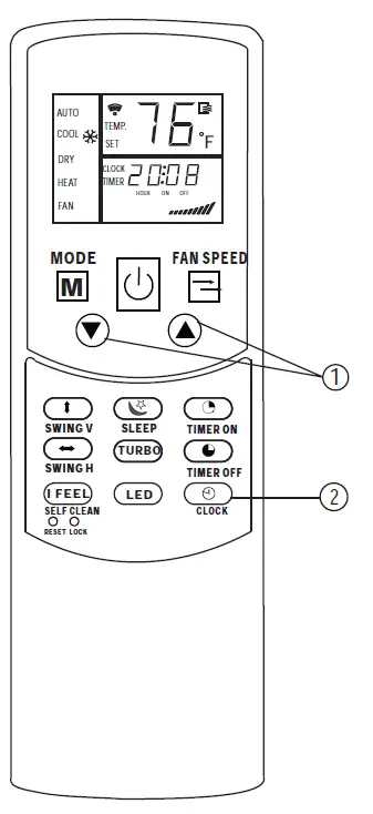 Mr Cool-Olympus-Air-Conditioner-Remote-Buttons-and-Functions-FIG-10