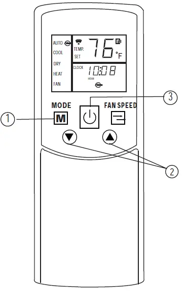 Mr Cool-Olympus-Air-Conditioner-Remote-Buttons-and-Functions-FIG-13