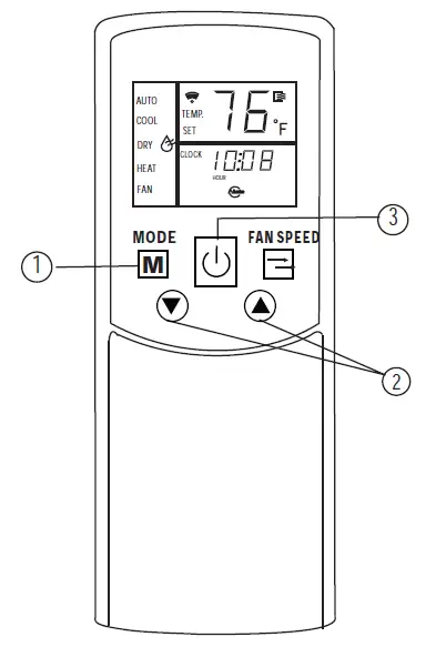 Mr Cool-Olympus-Air-Conditioner-Remote-Buttons-and-Functions-FIG-15
