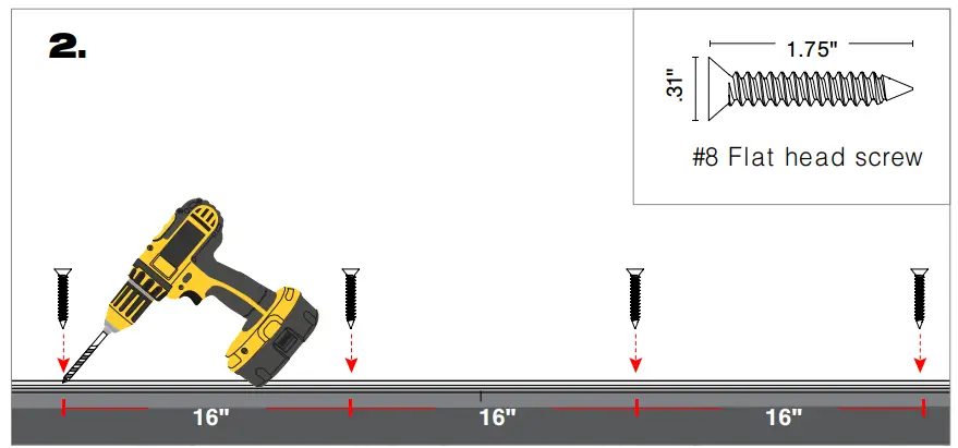 Low Profile Pvc Mount Channel
