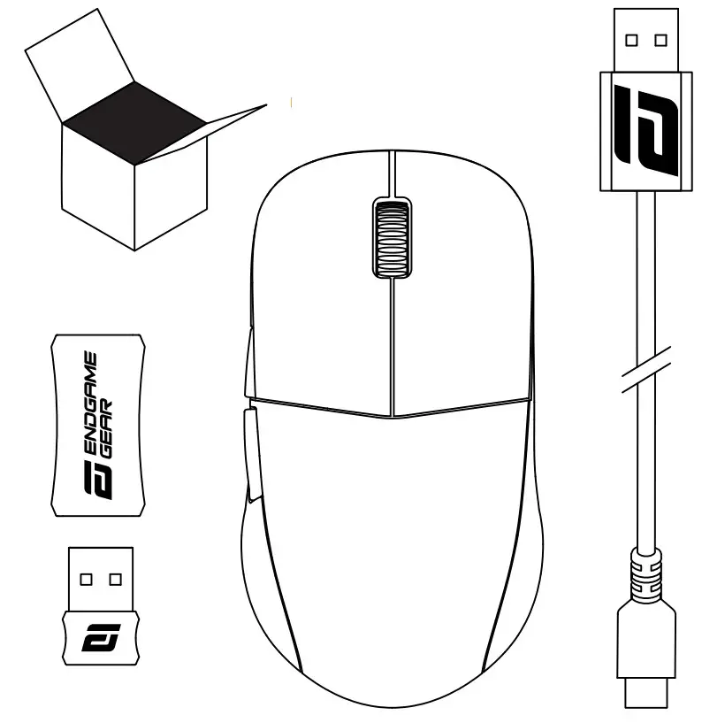 ENDGAME GEAR XM2we Wireless Gaming Mouse - fig 1