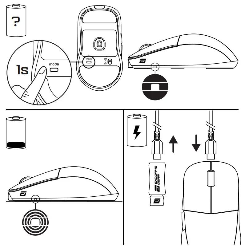 ENDGAME GEAR XM2we Wireless Gaming Mouse - fig 3