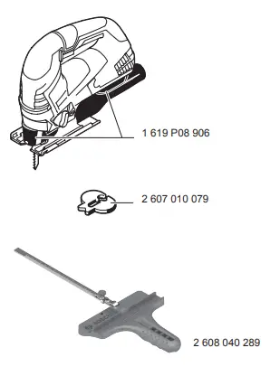BOSCH GST Professional GST 90 BE Jigsaw - Parts 4