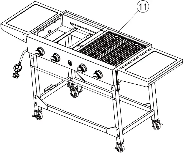 Royal Gourmet GD402 - Assembly 11