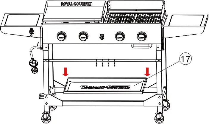 Royal Gourmet GD402 - Assembly 16