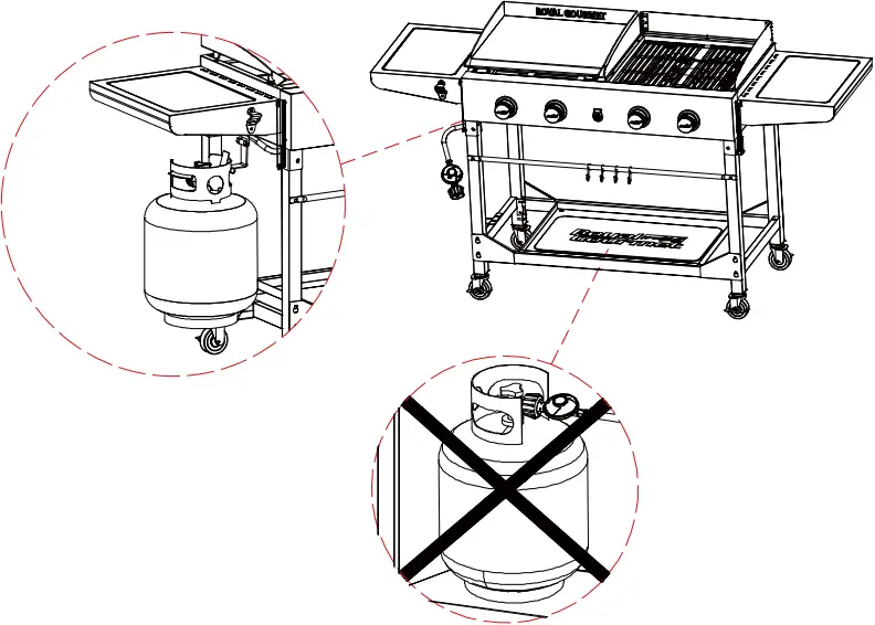 Royal Gourmet GD402 - Assembly 18