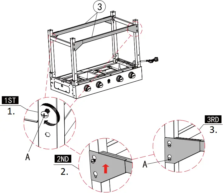 Royal Gourmet GD402 - Assembly 2