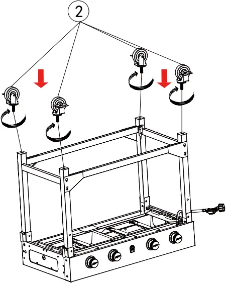 Royal Gourmet GD402 - Assembly 3