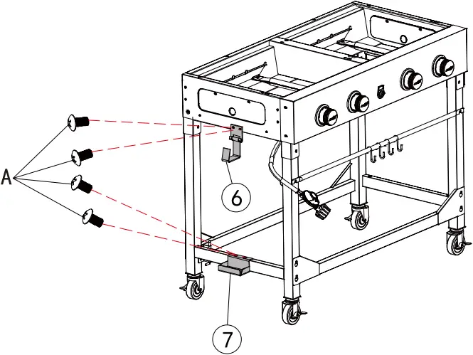 Royal Gourmet GD402 - Assembly 5